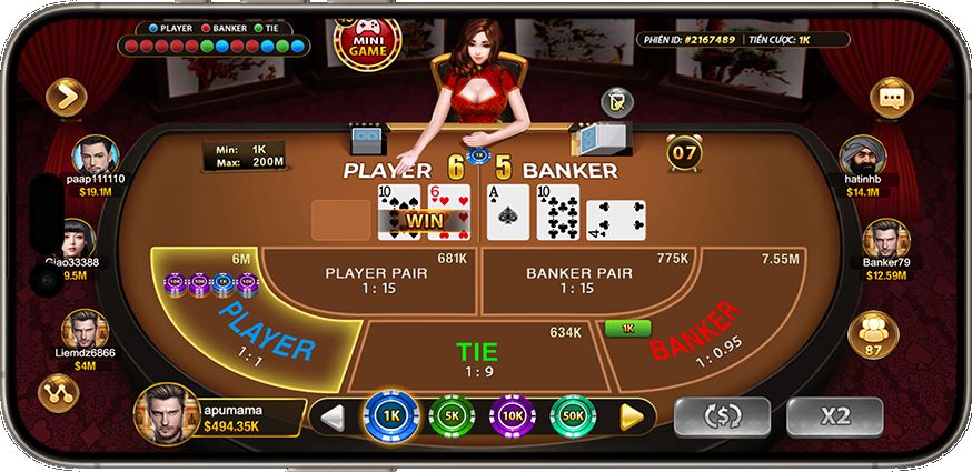 Baccarat là một trong những trò chơi casino được yêu thích nhất trên trang web này.